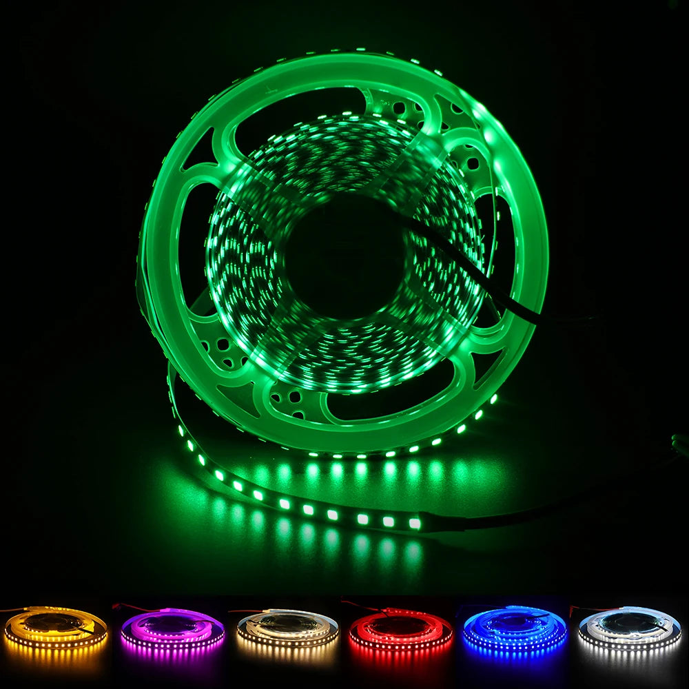 5M LED Strip SMD 5050 5054 LED Tape Waterproof Ribbon Diode 12V 2835 Flexible Neon Lights 60/120Leds/m LED Lights for Room Decor