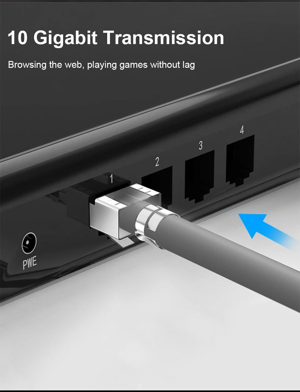 CAT7 Shielded 10Gbps STP RJ45 Modular Plug Connector with Load Bar, 50μ Gold-plated Support 23-26AWG