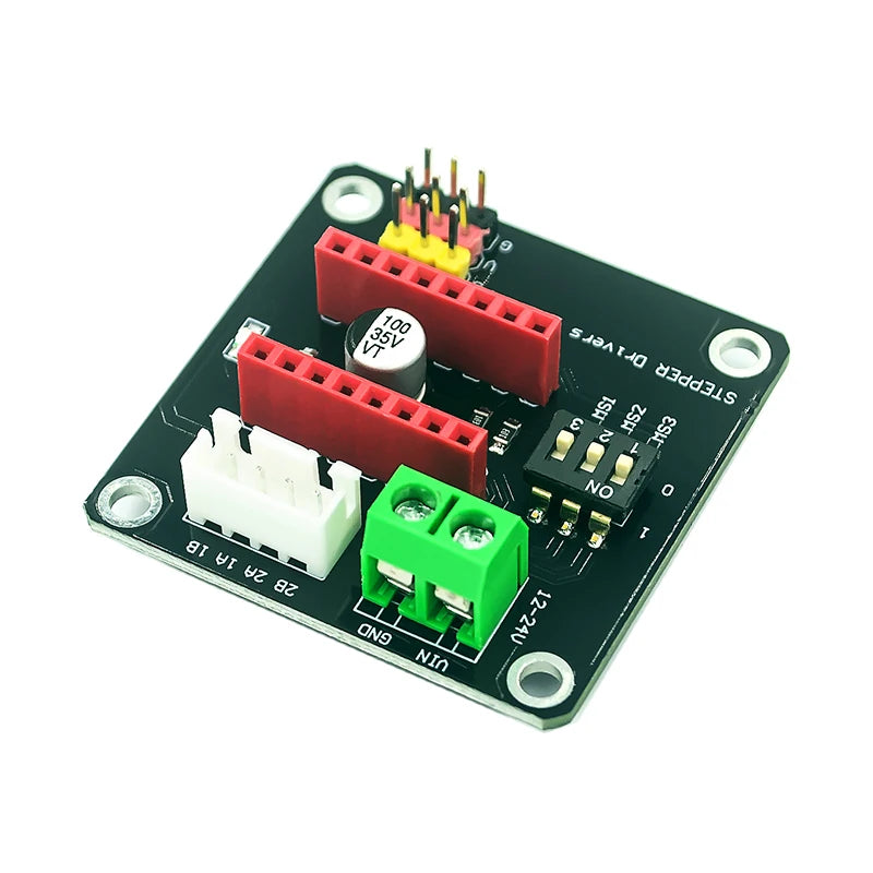 3D Printer Parts StepStick A4988 DRV8825 Stepper Motor Driver With Heat sink Carrier Reprap RAMPS 1.4