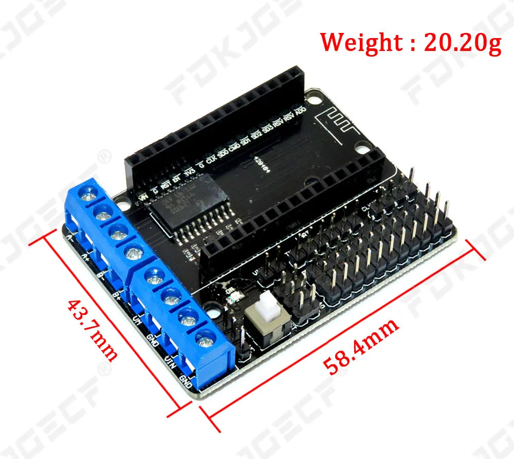 L293D For ESP8266 ESP-12E Dual High Power H-Bridge Module For Wireless WIFI NodeMcu Motor Driver Shield Board For WIFI V3 CP2102