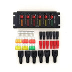 WL-10L 6-Port Anderson Connector Splitter Power Splitter Power Strip  Fixing For Shortwave Radios DC 36V 45A.