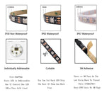 WS2812B Smart Led Strip WS2812 30/60/144Pixels/m RGB Individually Addressable Light USB Bluetooth Music Controller Kit DC5V