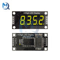 0.36 Inch TM1637 4/6-Digit LED Digital Display Tube Module Red/Green/Yellow/Blue/White 0.36" Decimal 7 Segments For Arduino