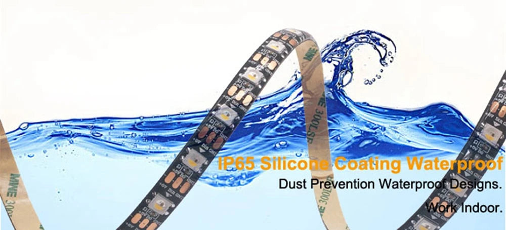SK6812 RGBW Led Strip Light 4 IN 1 Similar WS2812B 30 60 144 LEDs/m Individual Addressable RGBWW Led Lights IP30 65 67 DC5V