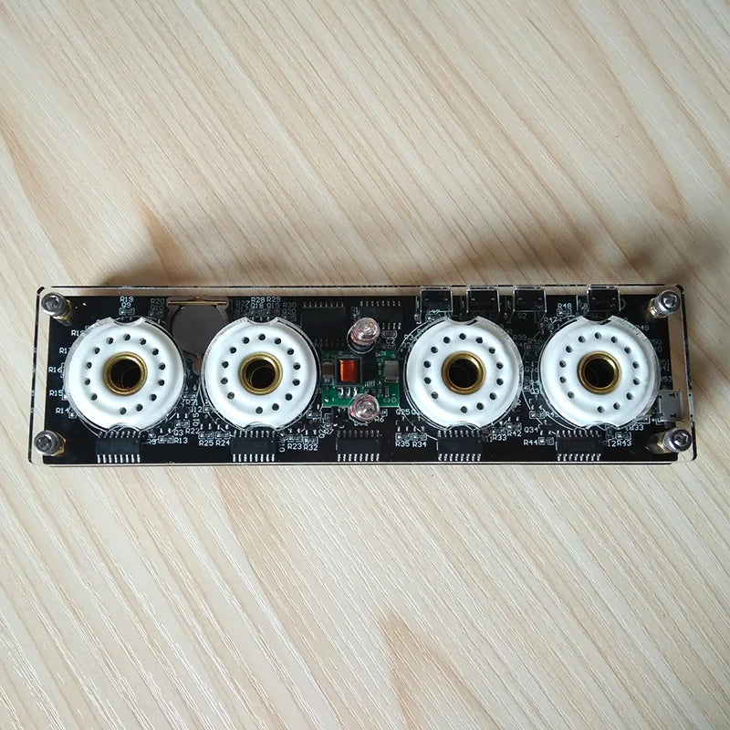 Glow Tube Clock 4-bit Integrated + Remote control RGB LED DS3231 TIME Nixie Clock QS30-1 SZ1-1 SZ3-1 SZ-8 ZM1020 Z560M