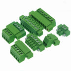 1/5/10 Pairs Weld-free Butt Connection 15EDGRKM-3.81mm Male Female Plug-in Terminal Block 2edg 2P/3P/4P-16P Pluggable Terminal