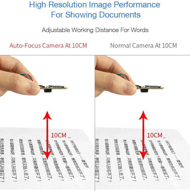 Manufacturer 16MP Autofocus Kamera Module With M12 No-Distortion Lens On SONY IMX298 Image Sensor AF Wide Angle USB Board Camera