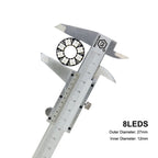 WS2812B 8/16/24/35/45 Leds Pixel Ring Addressable Led Modules WS2812 IC RGB Full Color Round Led Circle DC5V