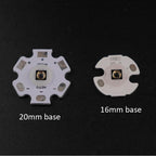 IR 850nm 940nm 5W LED Emitter SFH 4715AS SFH 4725AS Aluminum Plate 17mm 4*AMC7135 1400mAh 1-Mode Driver Board Set
