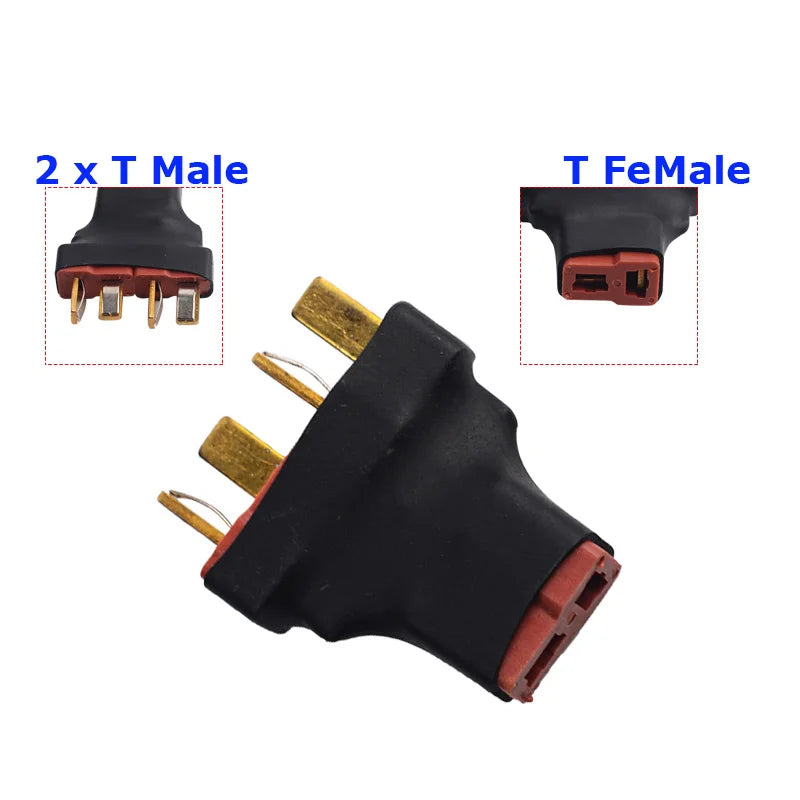 Amass Adapter XT60 to XT90 EC5 EC3 TRX T Deans XT30U Female Male Connectors 4.0mm Banana Plug RC Lipo Battery Control Parts DIY