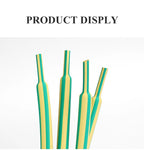 1M 3:1 Heat Shrink Tube with Glue Adhesive Lined  Dual Wall Tubing Sleeve Wrap Wire Cable Kit Yellow Green Dual Wall