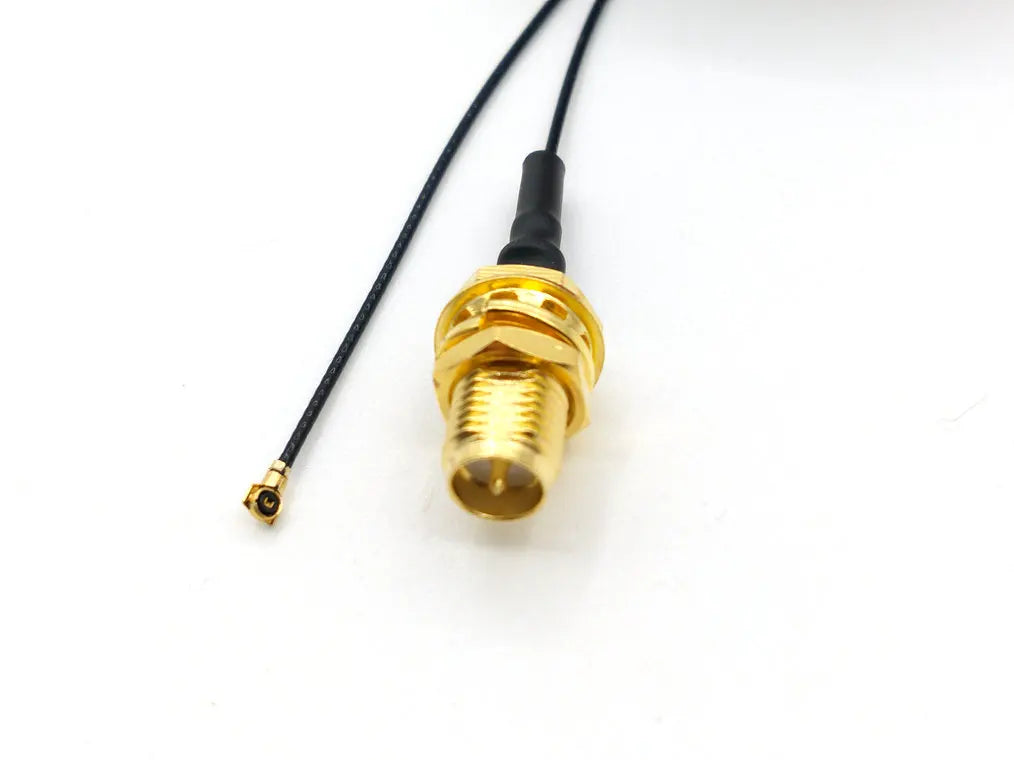 100pcs RP SMA RP-SMA Female to MHF4 Plug RF Pigtail Cable for Mini PCI 0.81mm/1.13mm Card Intel WIFI Board