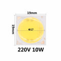 AC220V 10W 15W 20W New Ceramics COB LED Bulbs Chip Lamp Smart IC Good Quality Chip For Outdoor FloodLight DIY Warm White