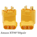 Amass XT90 Plug Male Female Battery Connectors 4.5mm Gold Plated Banana Plug For RC Lipo Car Airplane Drone Truck Toy