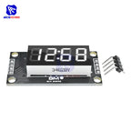 TM1637 0.36" 4 Bit Digital Tube LED Display 7 Segments Clock Module Red Green Blue Yellow White LED Board with Pin for Arduino