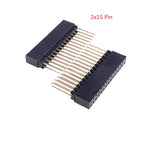 5PCS PC104 2.54mm 2x10P/16P/20P/25P/32P/40Pin Female Stacking Header Connector Dual Row 2x20P for Control Motherboard Interface