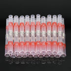 Heat Shrinkable Wire Connectors 50PCS SST21 Waterproof Sleeve AWG22-18 Butt Electrical Splice Tinned Solder Seal Terminal