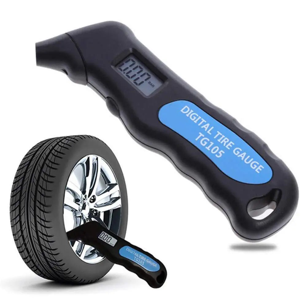 Digital Tire Pressure Gauge Barometer LCD Display Air Gauge Barometer Tester For Car Truck Motorcycle Electric Scooter Bicycle