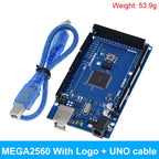 TZT Mega2560 ATMEGA16U2 / Pro Mini MEGA 2560 Mega+WiFi R3 ATmega2560 CH340G For Arduino Mega R3 Development Board ESP8266