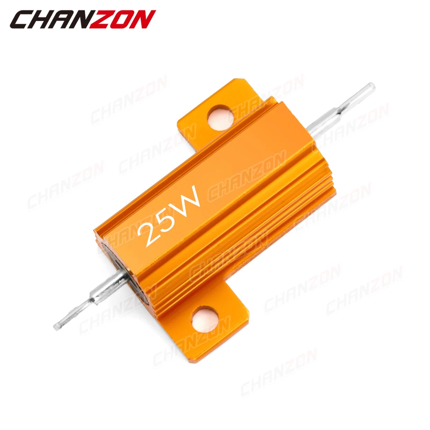 2 Pcs RX24 25W 50W 100W 0.01 - 10K High Power Wirewound Resistors Aluminum Case 0.5 1 4 6 8 10 20 25 100 150 200 300 500 1K Ohm