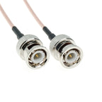 5Pcs-20Pcs RG316 BNC male to BNC male plug Q9 connector crimp RF Coaxial Pigtail Coax Jumper extension Cable FPV 15cm 30cm 50cm