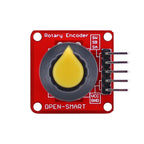 OPEN-SMART EC11 Rotary Encoder Module 360 Degree Incremental Pulse Potentiometer Volume Control Knob with Button for Arduino