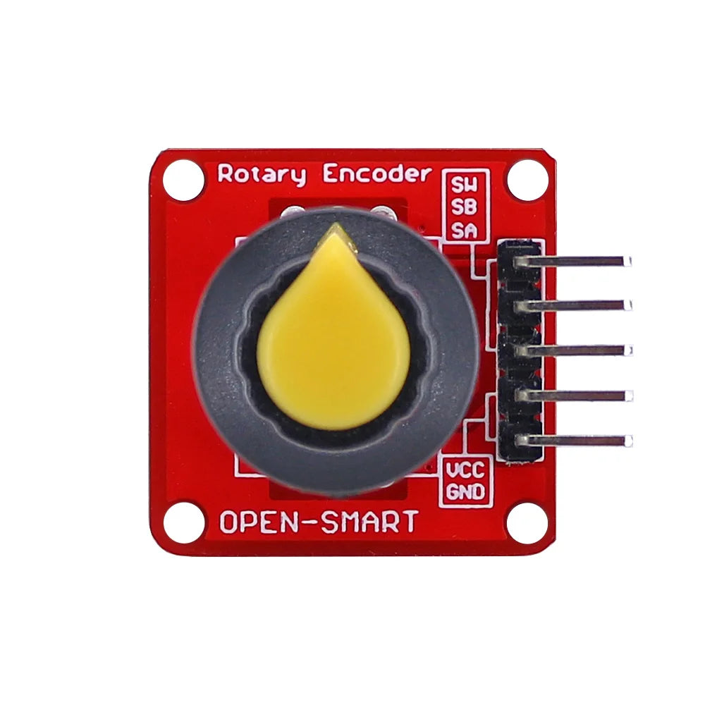 OPEN-SMART EC11 Rotary Encoder Module 360 Degree Incremental Pulse Potentiometer Volume Control Knob with Button for Arduino