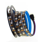 USB LED Strip Light 5V RGB Waterproof Black PCB 5050 0.5m 1m 2m 3m 4m 5m Led Strip Light Tape PC TV Backlight Remote Controller