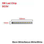DC5V Dimmable LED Chips 5730 SMD LED Lamp 5W 6W 10W LED Light Beads White Warm White DIY Light Adjustable LED Bulb USB Dimmer