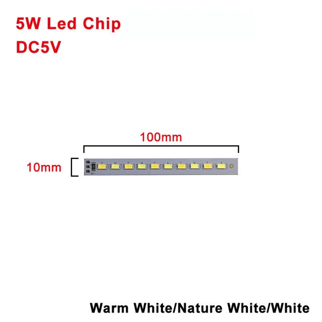 DC5V Dimmable LED Chips 5730 SMD LED Lamp 5W 6W 10W LED Light Beads White Warm White DIY Light Adjustable LED Bulb USB Dimmer