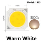 10pcs A Lot 3W/5W/7W/10W 6500K/4000K/3000K LED COB Light Beads 1313 LED Lamp Bead LED Bulb Chip Spot Light Downlight Diode Lamp
