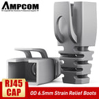 AMPCOM  Ethernet Network Cable Strain Relief Boots Cable RJ45 Connector Plug Covers 6.5/7.5/8.0mm for CAT8 CAT7 CAT6A CAT6 CAT5E