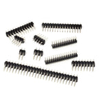50/20/10Pcs 2.54mm Single Row Male 1/2*40P PCB Board Pin Header Connector Strip Pinheader 2/3/4/5/6/8/10/12/20/40Pin For Arduino