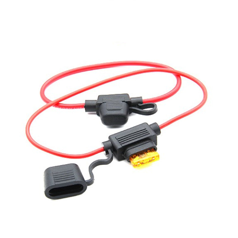 32V Waterproof Automotive Blade Fuse Holder Assorted Mini Standard Micro Auto Fuse 3A-40A 12-18AWG Wire Fuse Socket Kit