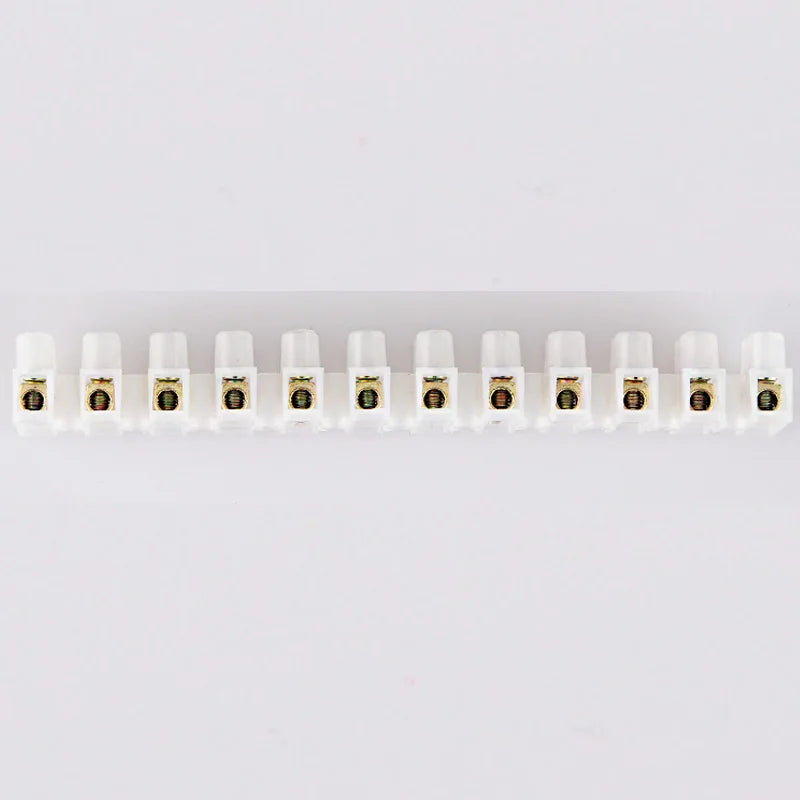 Wire connector Dual Row 12 Positions Barrier Strip Block Terminal Plastic Electrical connector terminal Screw terminal block