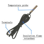 NTC Thermistor Temperature Sensor B3950 10K 1% Waterproof Probe Air Conditioning Probe 1M 2M 3M 5M 10M