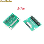 1pcs 4P-- 50P 0.5mm Pitch Connector SMT Adapter to 2.54mm 1.00 Inch Hole FPC FFC Cable Welded Board + Double Row Straight Pin