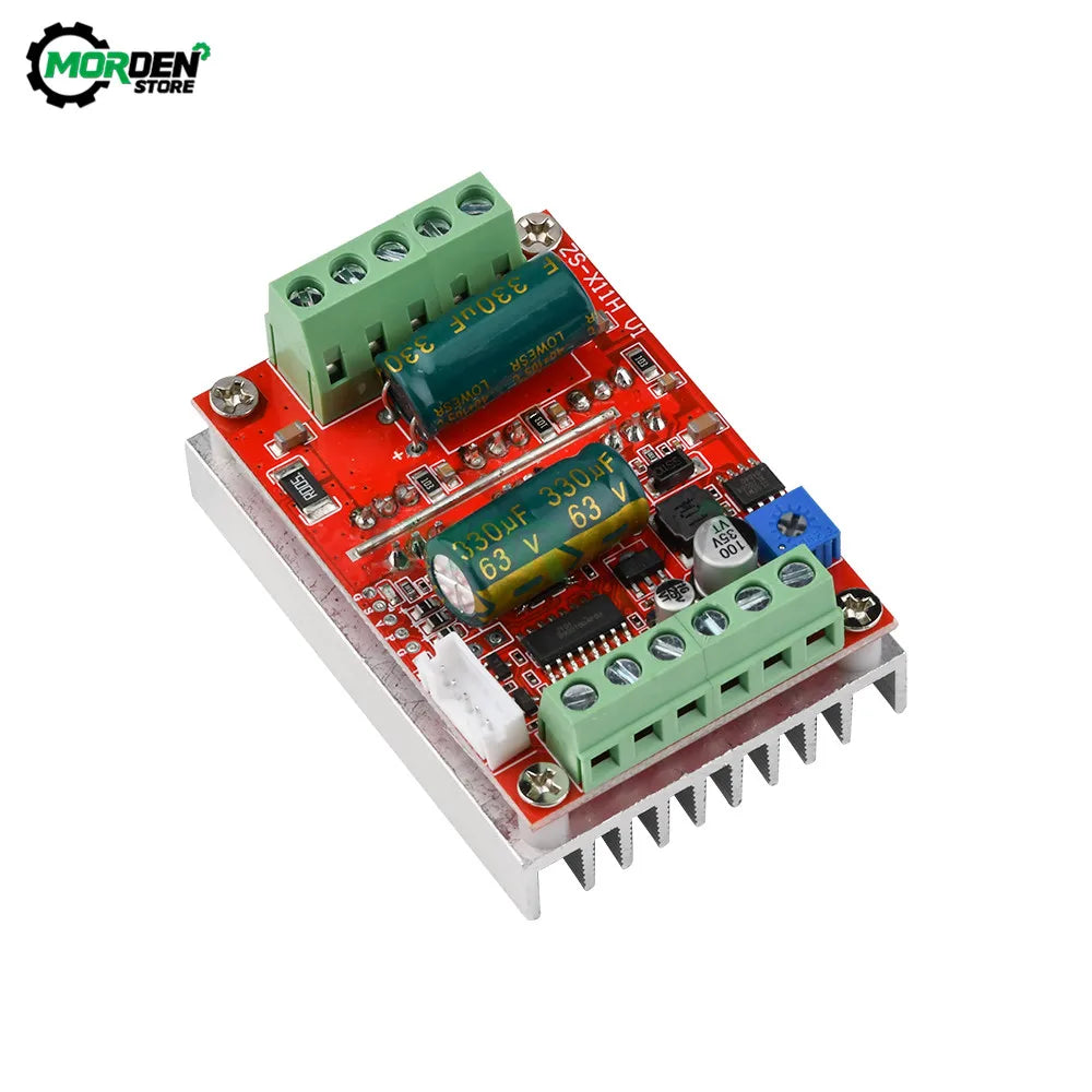 DC 6-60V 400W BLDC Three Phase DC Brushless Motor Controller PWM Hall Motor Control Driver Board 12V 24V 48V