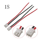 5Pcs JST XH 2.54mm Pitch 22AWG XH 1S/2S/3S/4S/5S/6S/7S LiPo Female Connector Battery Balance Charger Plug Wire Cable Connectors