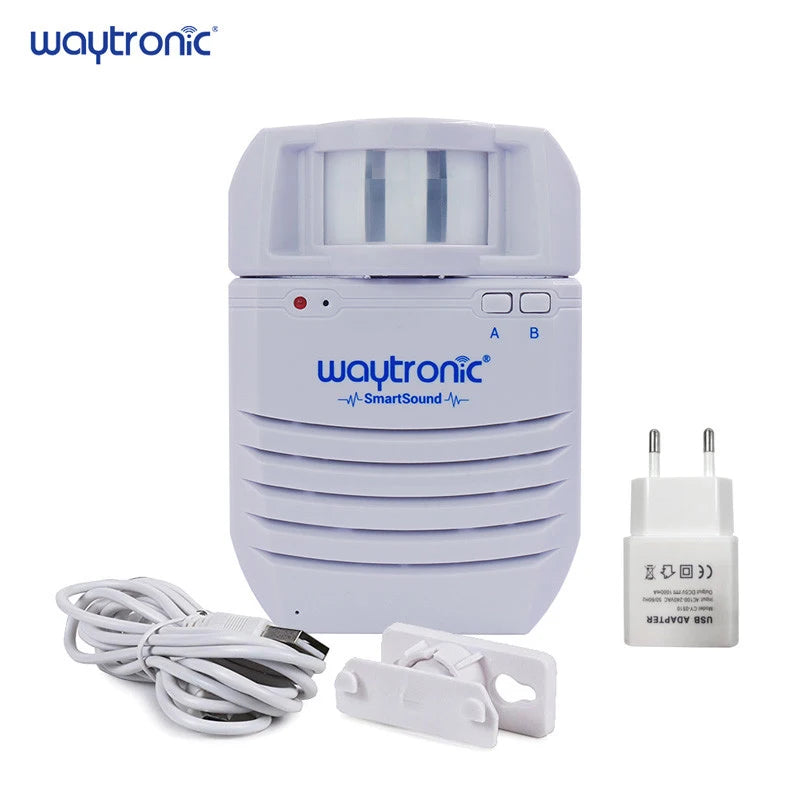 PIR Infrared Human Body Detector Motion Activated Audio Player Loudspeaker with Voice Recordable for Special Sound