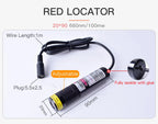 Set 20*90 660nm With Battery Case Laser Module Diode Alignment Red Light Laser Line Locator For Woodworking Machine Positioning