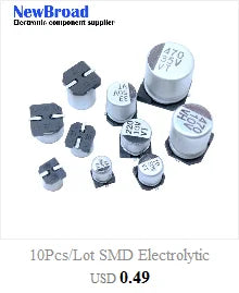 20PCS SMD Aluminum Electrolytic Capacitor 16V10UF 3*5.4MM 4*5.4MM 10UF16V 16V 10UF