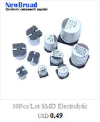 20PCS SMD Aluminum Electrolytic Capacitor 16V10UF 3*5.4MM 4*5.4MM 10UF16V 16V 10UF