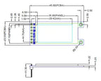 1.29 Inch OLED Module 1.29" 12864 Screen White 128X64 OLED LCD LED Display Module IIC SPI Interface CH1115 for Arduino