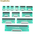 1pcs 4P-- 50P 0.5mm Pitch Connector SMT Adapter to 2.54mm 1.00 Inch Hole FPC FFC Cable Welded Board + Double Row Straight Pin