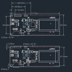 T-PCIE ESP32-WROVER-B 4MB AXP192WIFI Bluetooth Board with SIMCom SIM7000G SIM7600SA SIM7600E SIM7600JC-H SIM7070G LTE 4G module