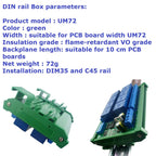 DC 12V 8 Ch RS485 Relay Board Modbus RTU UART Remote Control Switch DIN35 Rail Box for PLC Automation Control