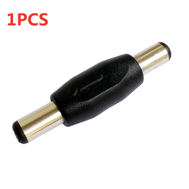 DC Conversion Head Jack Double Male to Male 5.5*2.5MM / 5.5X2.5mm Female to Female Panel Mounting Adapter Connector Plug