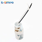 4pcs E17 Porcelain CFL Halogen Chandelier LED Lamp Bulb Base Light Socket Holder with Bracket Ceramic 10cm Silicone Wire