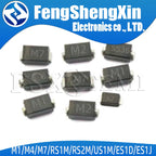 SMA Rectifier diode M1 M4 M7 SS12 SS14 SS16 SS22 SS24 SS26 SS28 SS34 SS36 SS54 SS56 SS110 SS210 SS220 SS310 SS510 DO-214AC